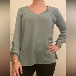 Forever 21 Light Green Blouse